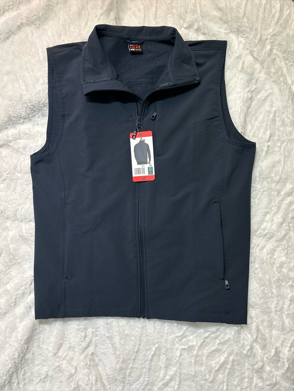 NWT 32 Degree Heat Navy Blue Vest Size Medium New with tags